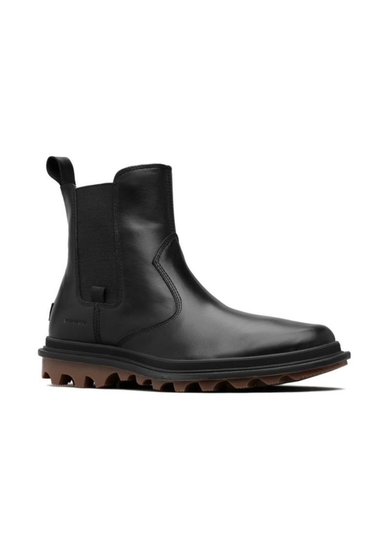 waterproof leather chelsea boots