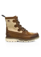 Sorel Atlis Caribou Leather & Canvas Hiking Boots