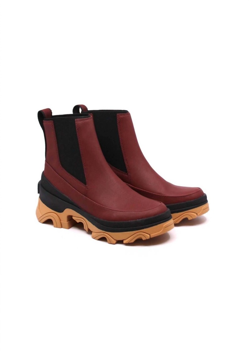 Sorel Brex Chelsea Boot In Spice/black