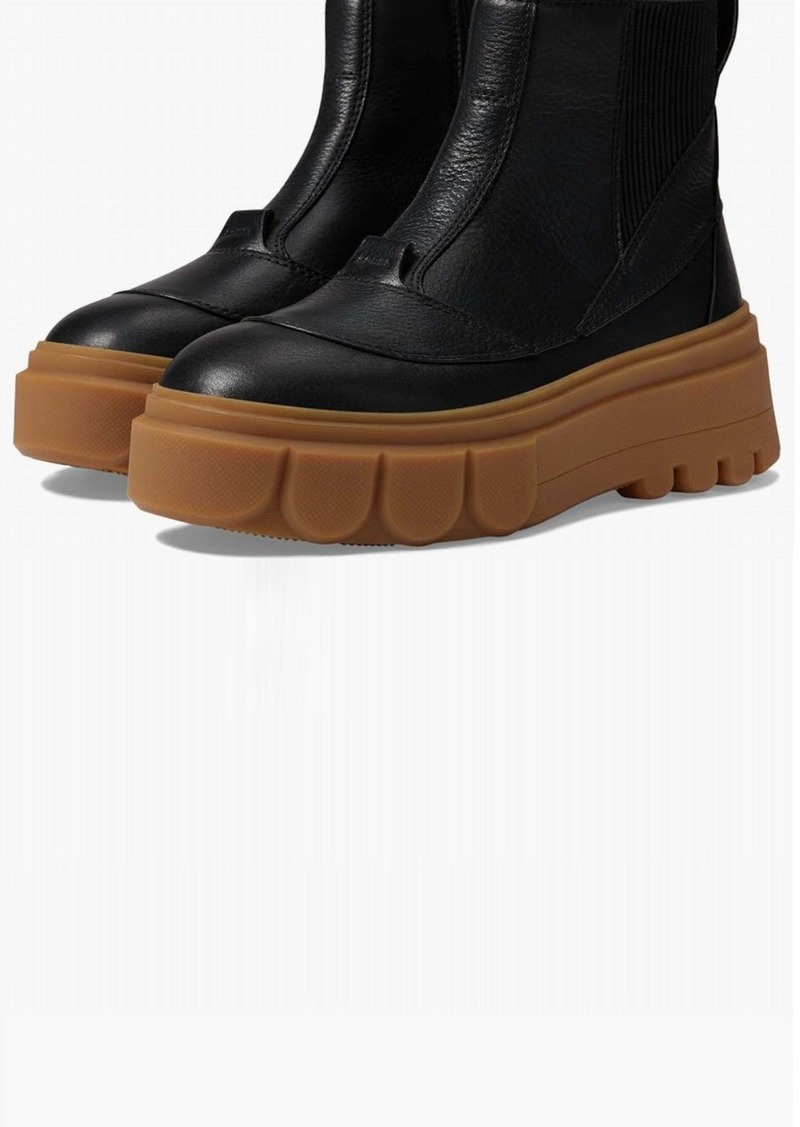 Sorel Caribou X Chelsea Boot In Black/ Gum