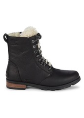 Sorel Emelie Leather & Shearling Ankle Boots