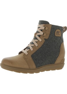 Sorel Evie II NW Womens Quilted Lace-Up Ankle Boots