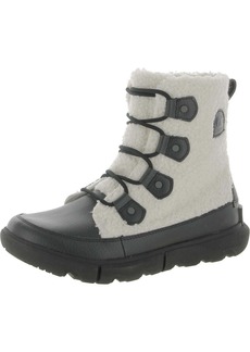 Sorel Explorer II Joan Cozy Womens Leather Faux Fur Winter & Snow Boots