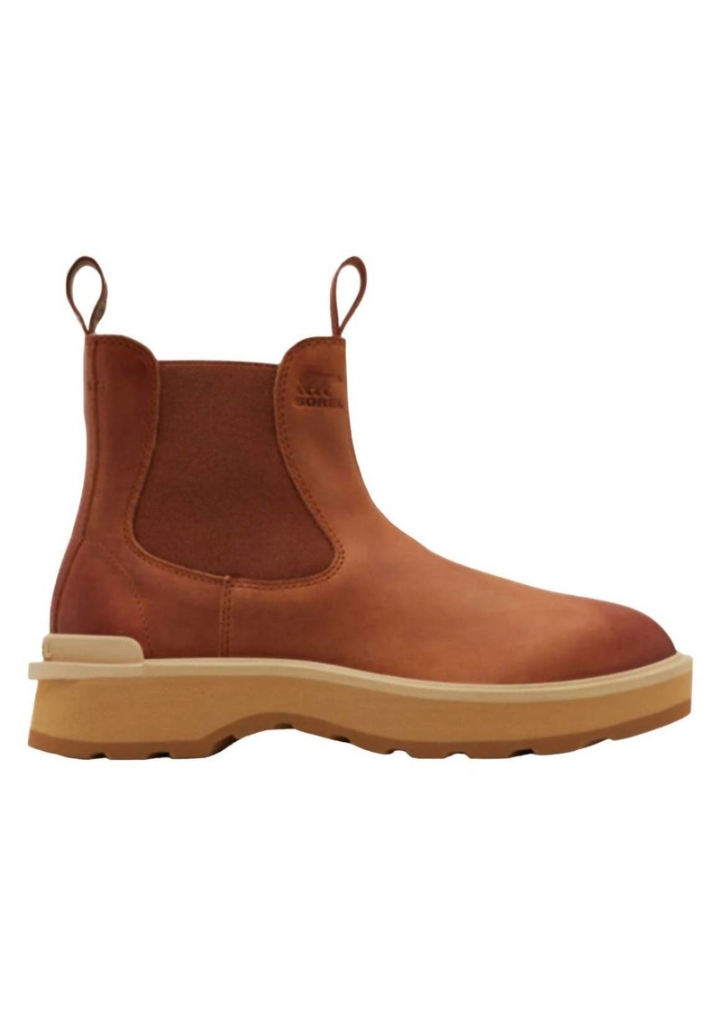 Sorel Hi-Line Chelsea Boots In Scorch, Tawny Buff