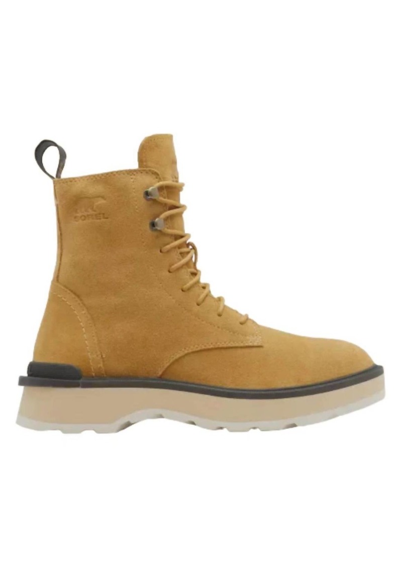 Sorel Hi-Line Lace Boot In Geo Yellow, Jet