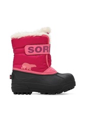 Sorel Logo Nylon Canvas Snow Boots