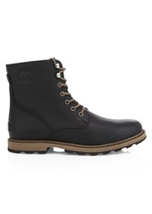 Sorel Men's Madson Grain Leather Waterproof Combat Boots