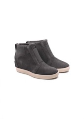 Sorel Out 'n About Pull On Wedge Boot In Quarry/sea Salt