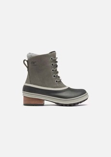 Sorel 1915691 Women's Grey Leather Slimpack III Lace Duck Boots CR106