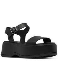 Sorel Dayspring Ankle-Strap Platform Sandals - Black, Black