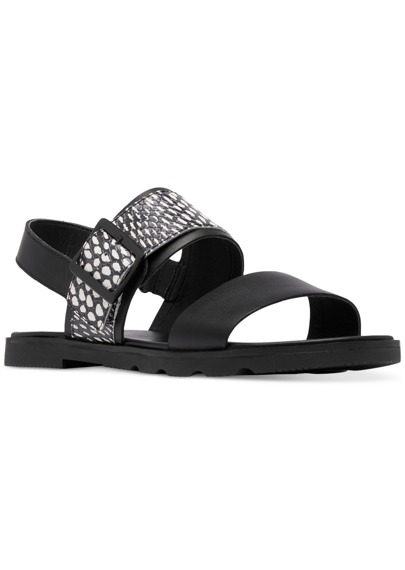 Sorel Ella Iii Slingback Sandals - Black, Black