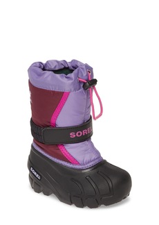 SOREL Flurry Weather Resistant Snow Boot in Purple Dahlia at Nordstrom