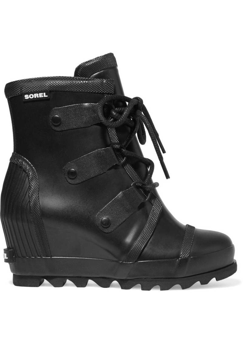 sorel waterproof wedge boots