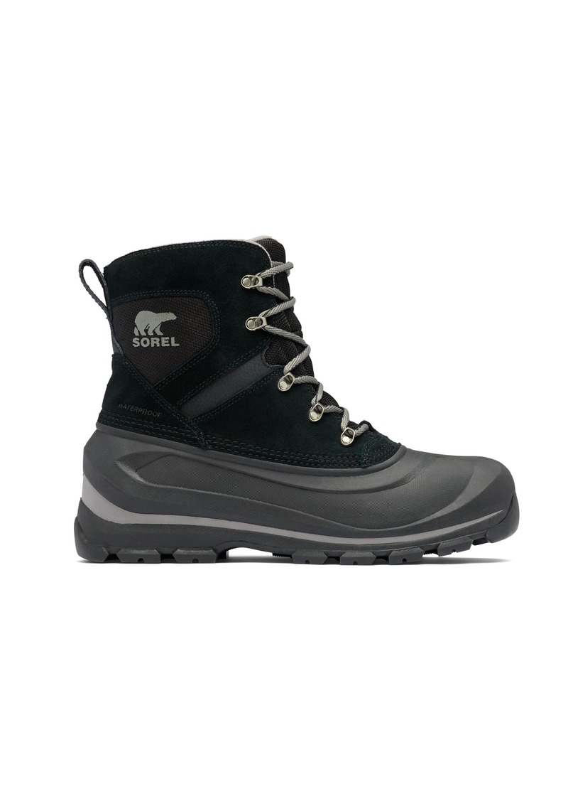 SOREL Men's Buxton Lace Waterproof Boot - Black Quarry -