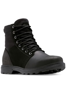 Sorel Men's Carson Six Waterproof Boots - Black, Dark Stone