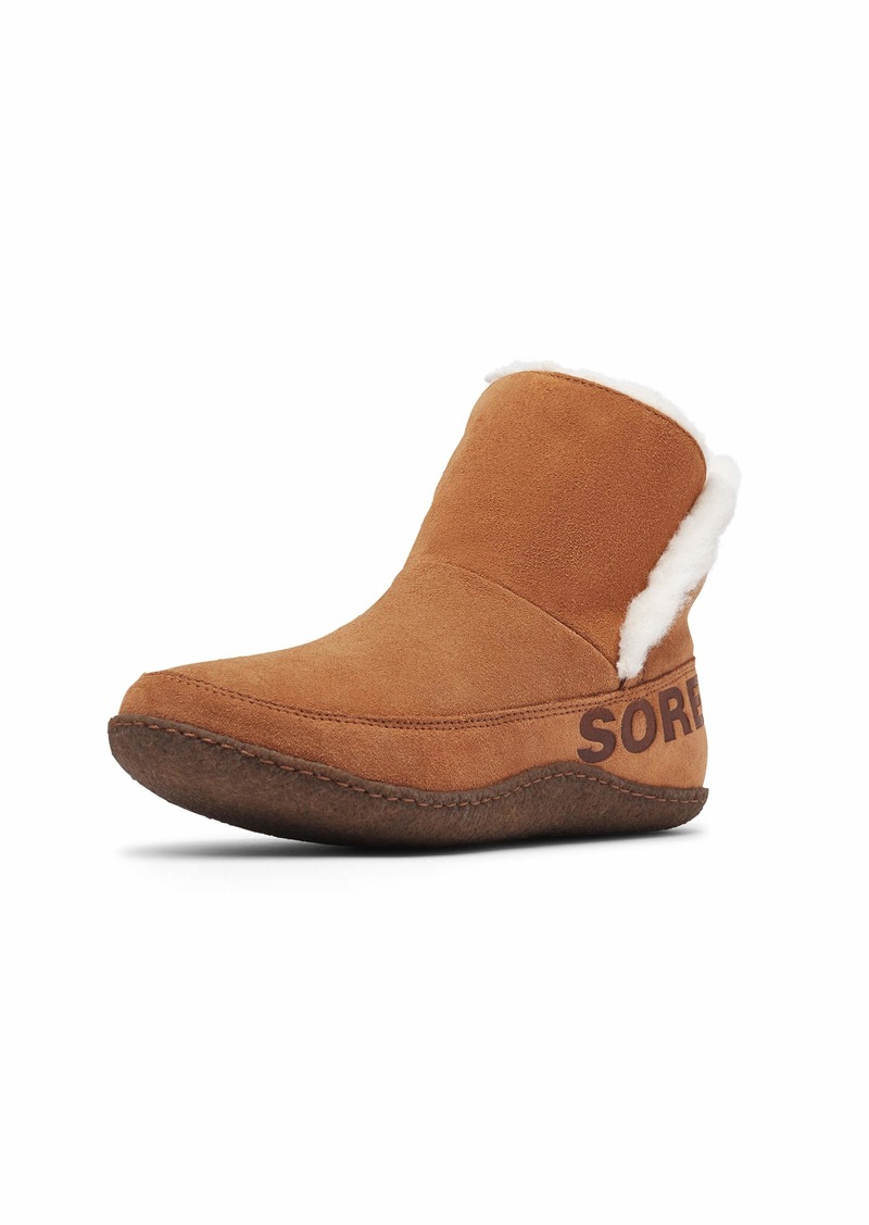 SOREL Women's Nakiska Bootie - Camel Brown Natural -