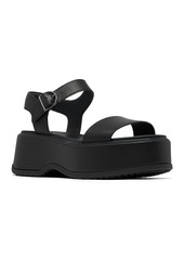 Sorel Women's Dayspring Leather Platform Sandals