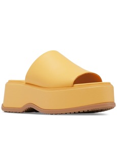 Sorel Women's Dayspring Platform Slide Sandals - Yellow Ray, Yellow Ray