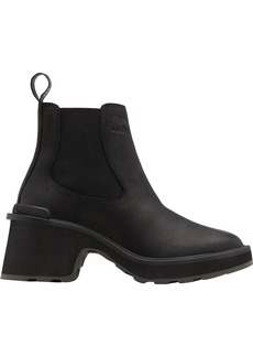 SOREL Women's Hi-Line Heel Waterproof Chelsea Boots, Size 7.5, Black