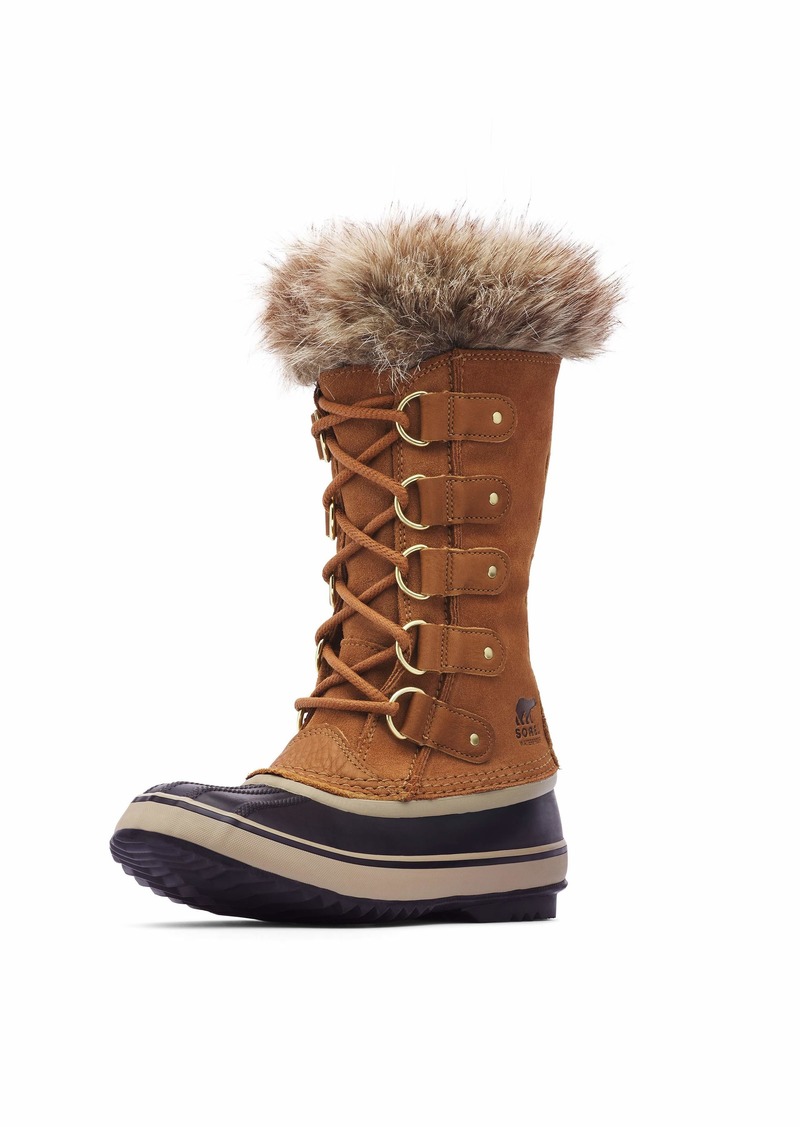 Sorel Women's Joan of Arctic Waterproof Boot - Camel Brown Black - Size