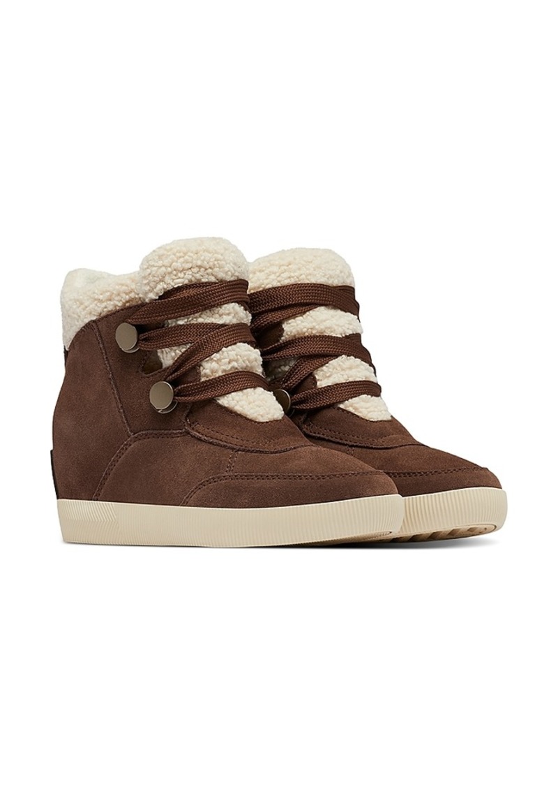 Sorel Women's Out N About Cozy Wedge Lace Up Booties
