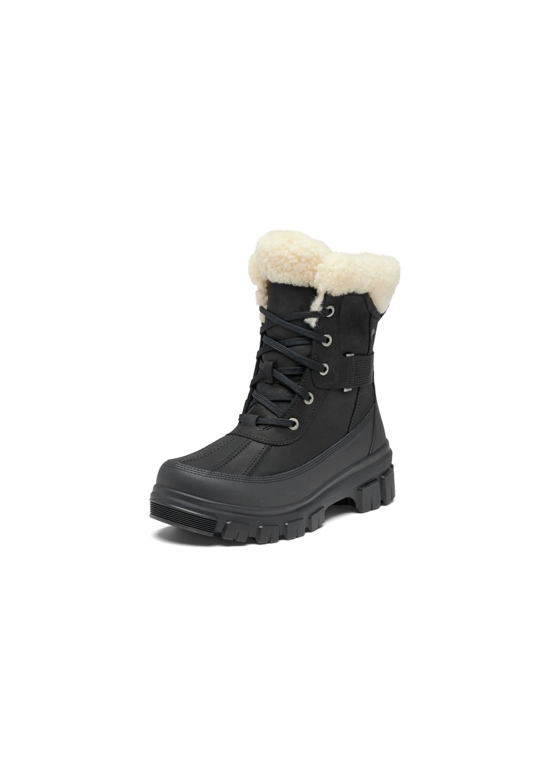 SOREL Women's Tivoli V Parc Waterproof Boot - Black Sea Salt -