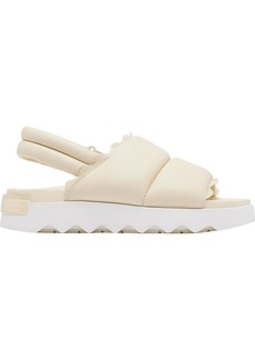 SOREL Women's VIIBE Slingback Flat Sandals, Size 6, White