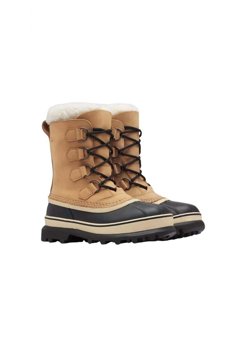 Sorel Women's Caribou Wp Winter Boots In Buff