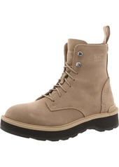 Sorel Womens Leather Lace-Up Booties