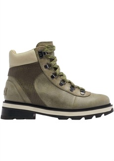 Sorel Women's Lennox Hiker Waterproof Boot In Stone Green/laurel