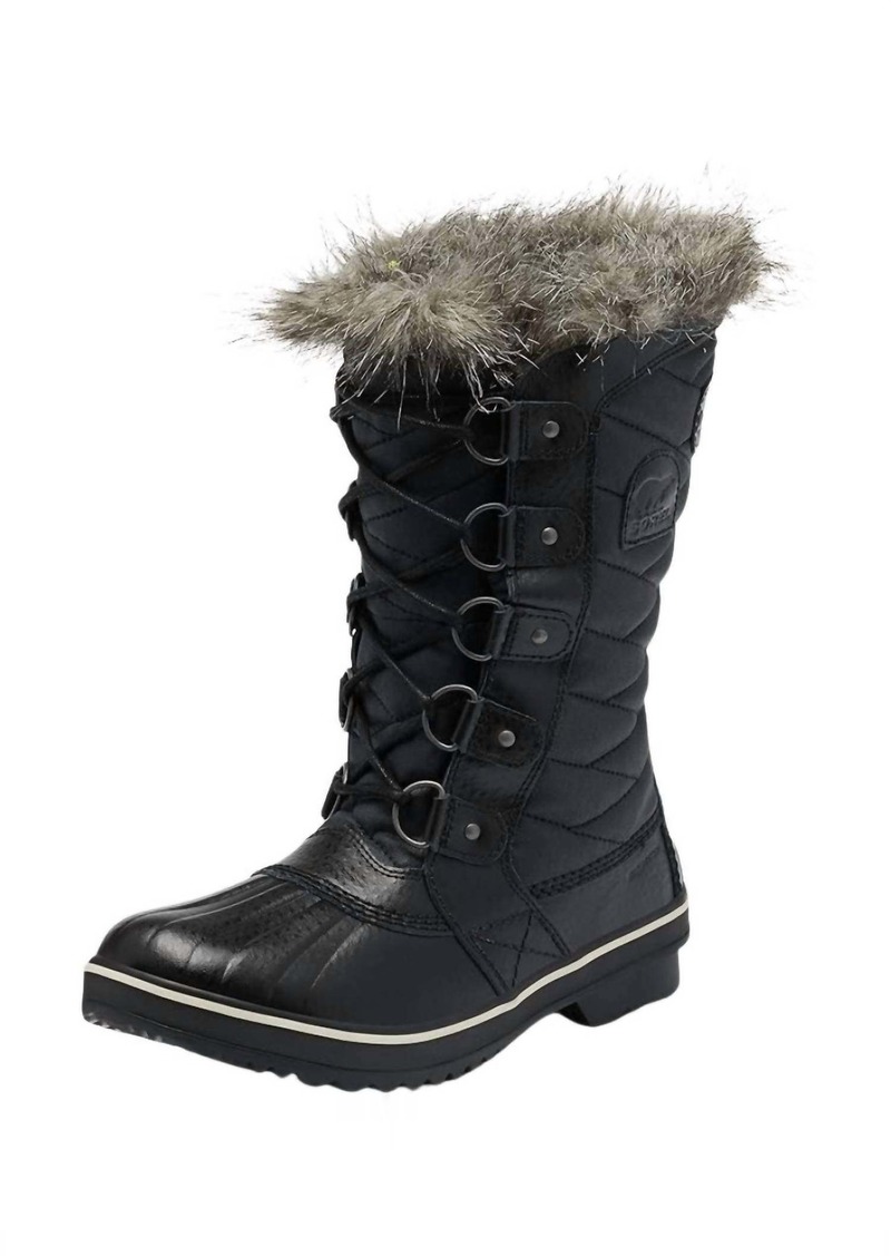 Sorel Women's Tofino Ii Waterproof Insulated Winter Boot In Black Stone