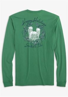 Southern Tide Hoppy Holidays Long Sleeve T-Shirt In Green