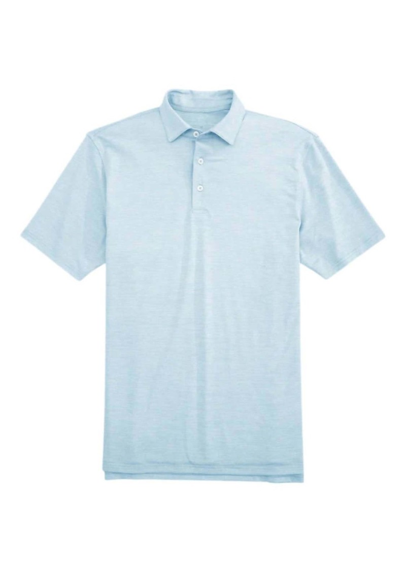 Southern Tide Men's Driver Spacedye Performance Polo In Rush Blue