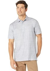 Southern Tide Short Sleeve Driver Tidal Stripe Perf Polo