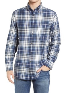 Southern Tide Purser Classic Fit Plaid Button-Down Shirt in Blue Night at Nordstrom