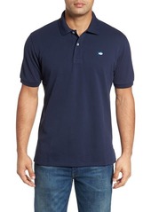 Southern Tide Skipjack Micro Piqué Stretch Cotton Polo in True Navy at Nordstrom