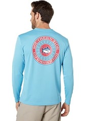 Southern Tide Star Spangled Skipjack Long Sleeve Performance T-Shirt