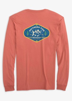 Southern Tide Yuletide Classic Tee In Pink