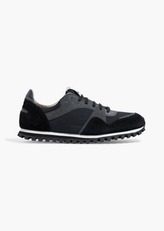 SPALWART - Marathon Trail suede and shell running sneakers - Black - EU 40