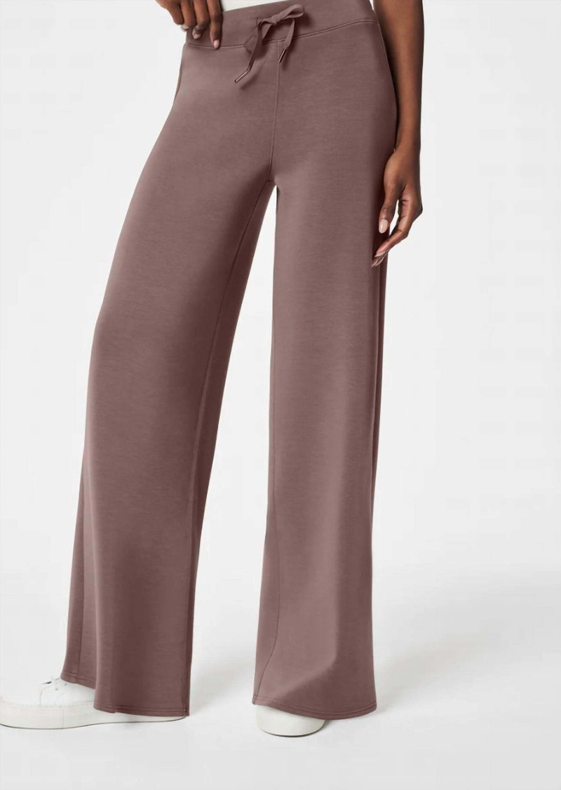 Spanx Airessential Wide Leg Pants In Smoke