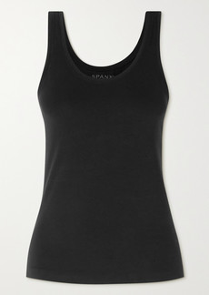 Spanx Comfort Stretch-cotton And Modal-blend Jersey Tank