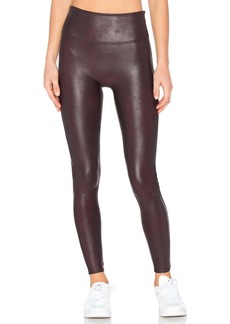 Spanx Faux Leather Legging in Wine