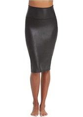 Spanx Faux Leather Pencil Skirt