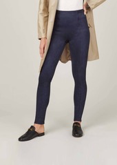 Spanx Faux Suede Leggings in Classic Navy