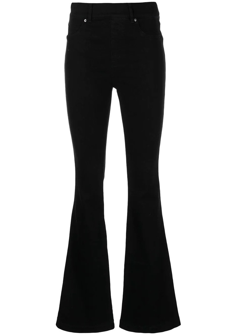 Spanx high-rise flared jeans