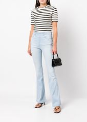 Spanx high-waisted flared trousers