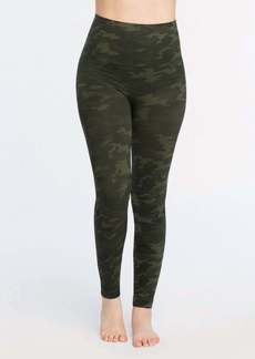 Spanx Look At Me Now Seamless Leggings In Camo Green