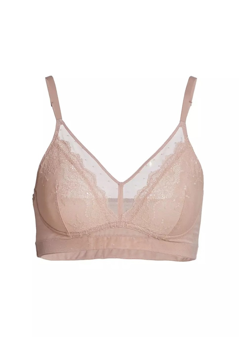 Spanx Mesh Lace Bralette