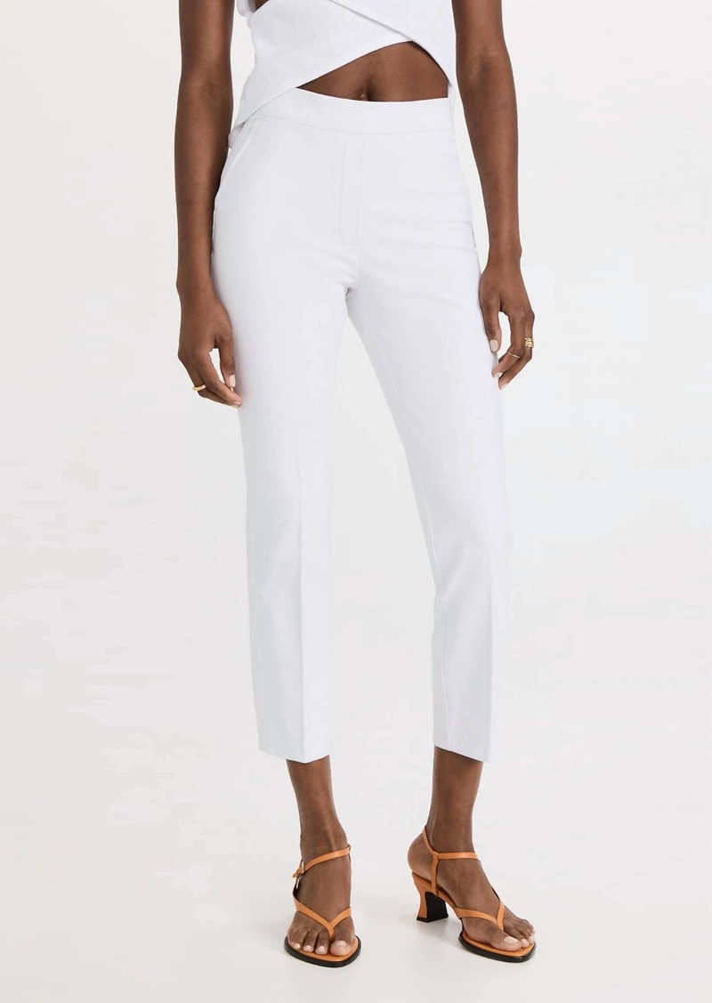 Spanx On-The-Go Ankle Slim Straight Pant In Classic White