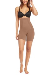 Spanx OnCore High-Waisted Mid-Thigh Short - Caf Au Lait